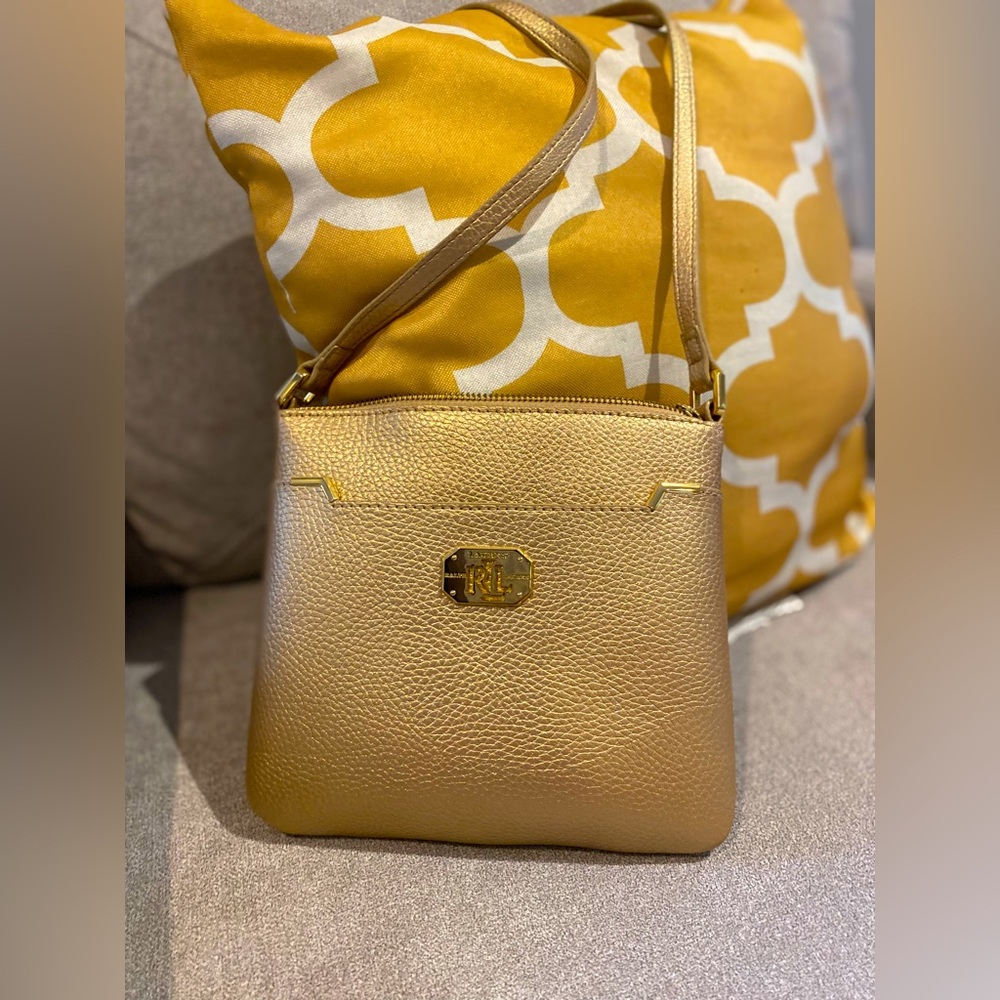 Gold Ralph Lauren Crossbody